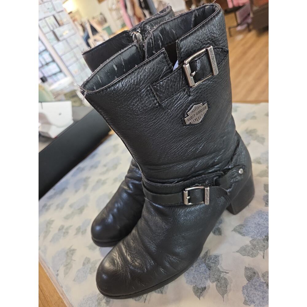 Harley Davidson Midi Boot Size 10 Boots - Picture 6 of 16